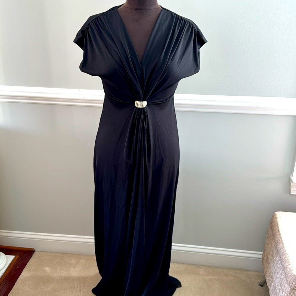 Koh Koh Black Maternity Wedding Dress